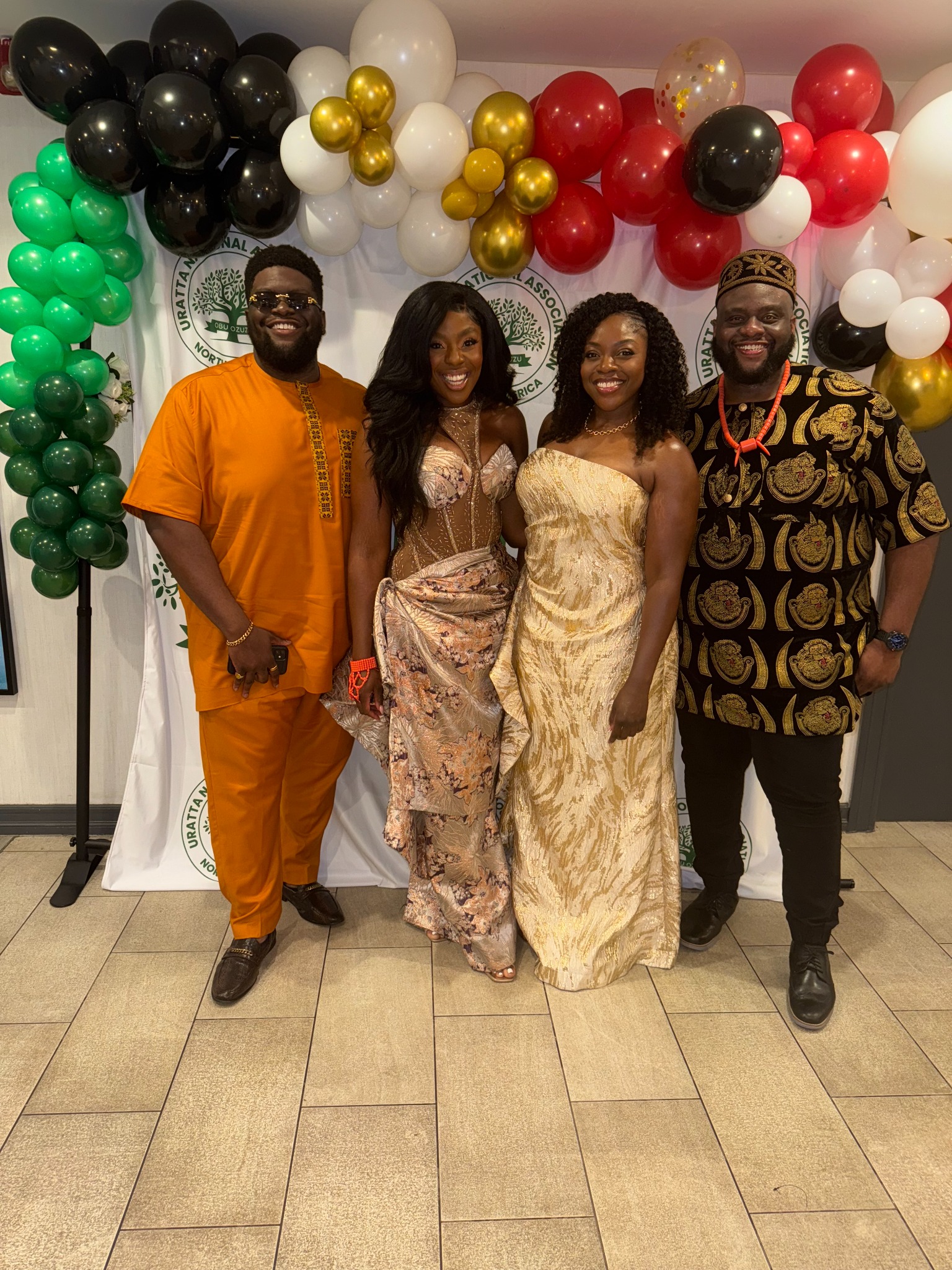 Friends and family at event